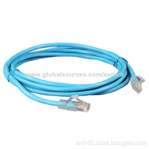 RJ45 Patch Lead Cat5e Cat6 26AWG Patch Cables with 50m Length, Stretch-proof